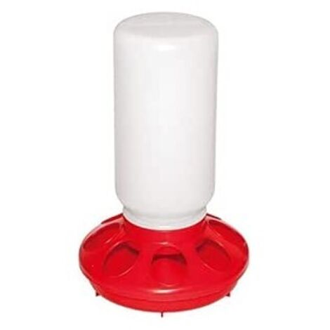 Mangeoire plastique pour poussins 0,6 Kg, 15x24cm