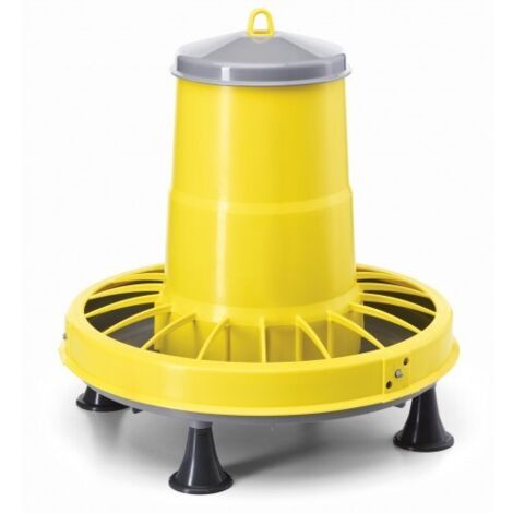 Mangeoire Plastique Réglable 8,5kg Avec Pieds