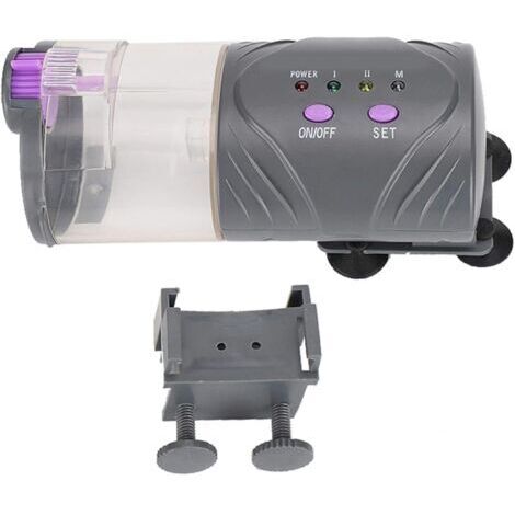 Mangeoire pour Aquarium translucide Durable avec 3 méthodes d'installation Mangeoire d'aquarium, Distributeur de Nourriture pour Poisson, Plastique pour Aquarium