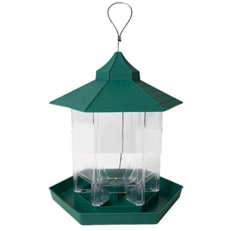 Mangeoire pour oiseaux sauvages, mangeoire pour gazebo, bol d'alimentation pour jardin A-Green-