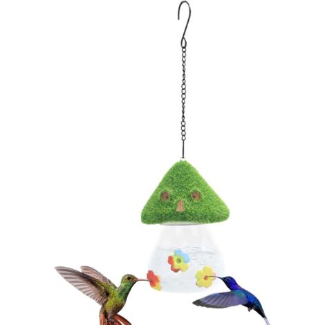 Mangeoires à colibris étanches pour l'extérieur, faciles à nettoyer et à suspendre, accessoire de décoration de jardin.