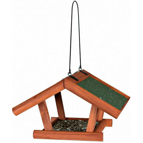 KOTARBAU® - Casetta con mangiatoia per uccelli da appendere, bianco con 0,5  kg di mangime incluso : : Giardino e giardinaggio