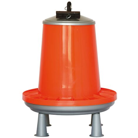 Mangiatoia a tramoggia da 5 kg in resina per polli