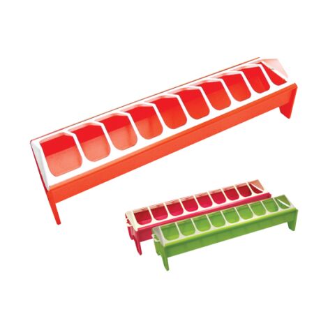 Mangiatoia/Abbeveratoio a barretta cm 50 - POLLI NOVITAL