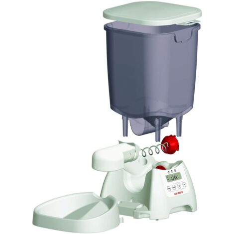 Mangiatoia automatica Pet Mate Bianco 3 Kg