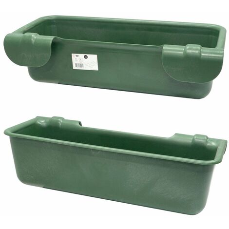 Mangiatoia da paddock per cavalli in plastica lunghezza 80 cm e capacità 32 lt Ok Plast