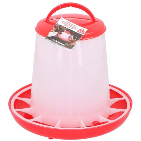 Mangiatoia per pollame 3kg Ø25x26cm Cibo per animali domestici