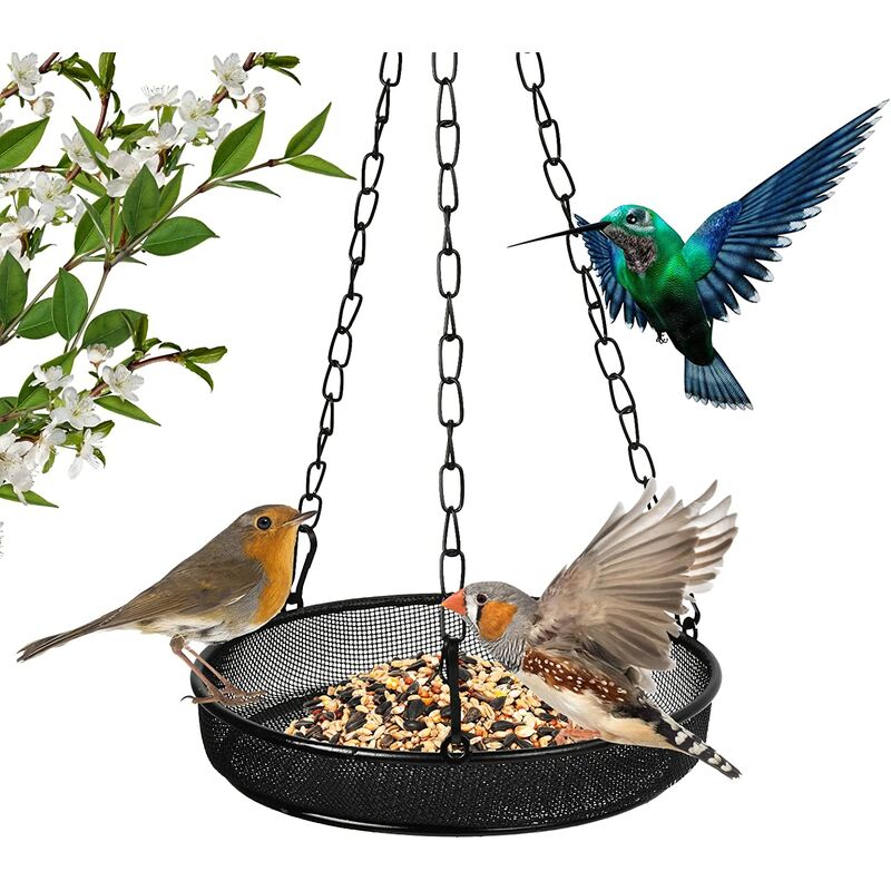 Mangiatoia Uccelli Da Appendere - Capacit&agrave; 1000ml, Anti Scoiattoli, Impermeabile