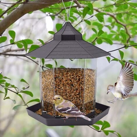Mangiatoia per Uccelli per La Decorazione del Giardino Esterno Mangiatoia per Uccelli da Appendere in Plastica YUEMING Mangiatoia per Uccelli Mangiatoia per Uccelli Selvatici per Esterno