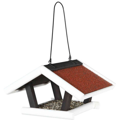Mangiatoia per uccelli Trixie Bianco Nero 30 × 18 × 28 CM