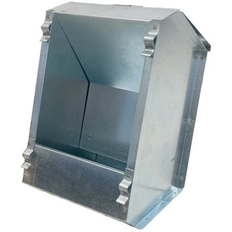 Mangiatoia Semplice per Conigli cm. 13X13X24 H
