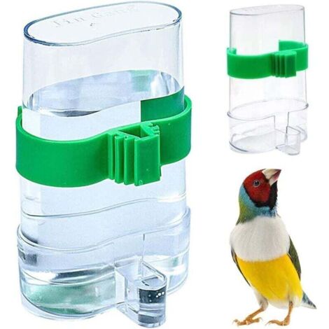 mangiatoie per uccelli, abbeveratoi automatici per uccelli, dispenser d'acqua automatico portatile in plastica per uccelli