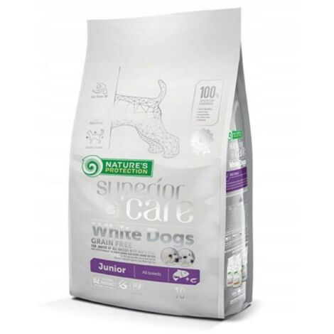 mangime NATURE'S PROTECTION Superior Care White Dogs Salmone 10 kg