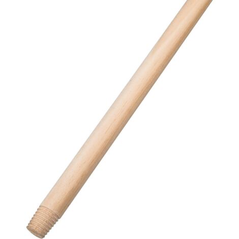 Mango Cepillo  Barrendero 1300X28Mm Rosca Madera Universal