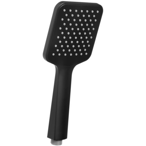 Mango de cabezal de ducha cuadrado negro Nyks