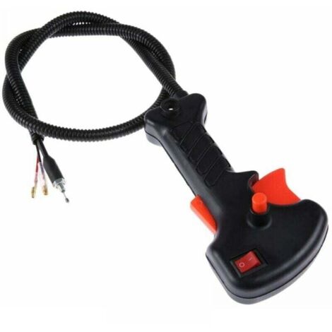 Mango de desbrozadora con cable de acelerador, longitud 81 cm