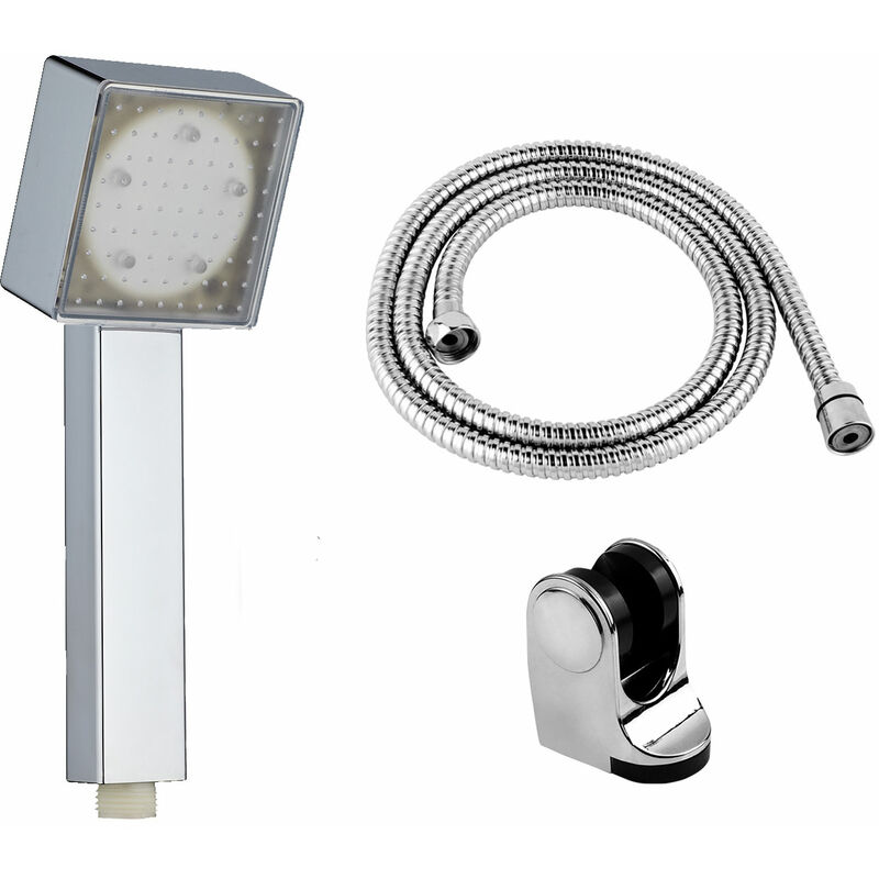 

Mango de ducha LED tres colores RY-L026 con soporte de ducha y flexo incluidos