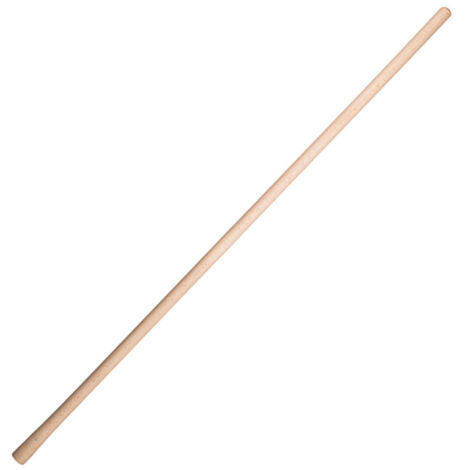 Mango de madera 1,3m para azada, suelto, etiqueta. stocker