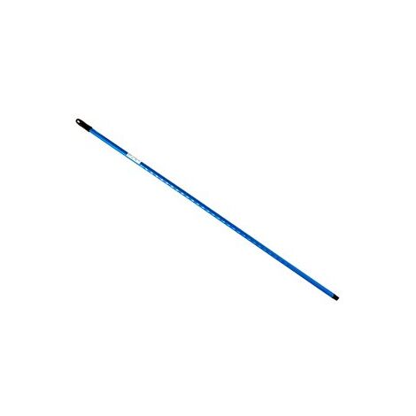 Mango de metal azul para cepillo barrer/fregona/mopa 140 cm