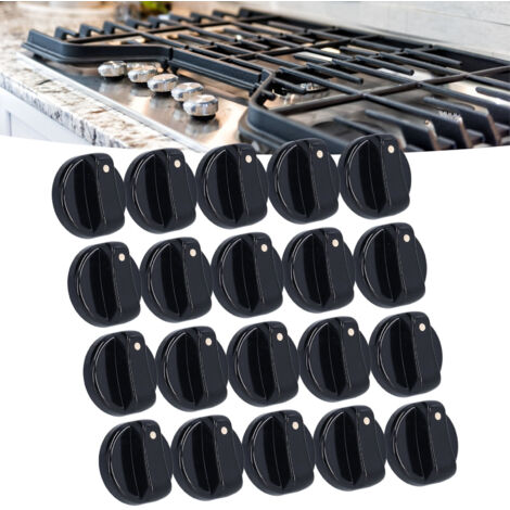 [Mango de operación] Mango universal de ABS de 8 mm para estufas de gas y electrodomésticos (paquete de 20)