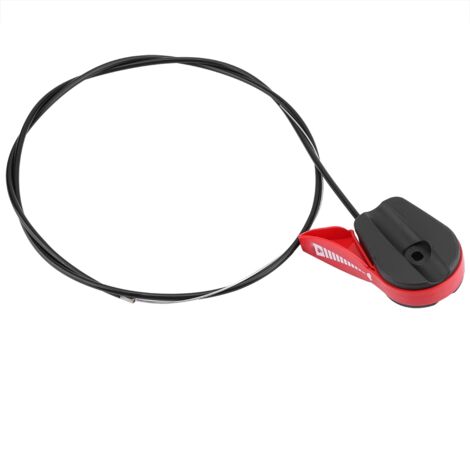 Mango de plástico negro universal para cortacéspedes – 11 cm, cable de 165 cm