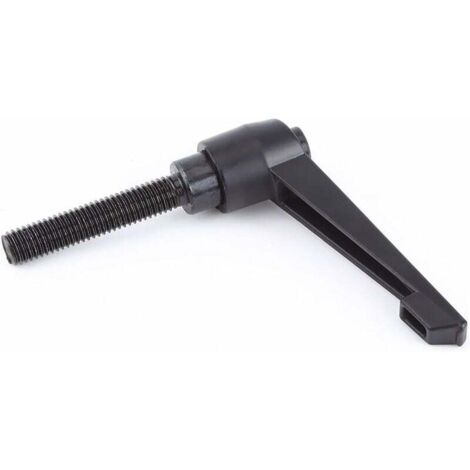 Mango de sujeción ajustable M10 - Palanca de rosca macho de 25-50 mm - Aleación de aluminio para tornillo de banco/banco de trabajo (M10x40)