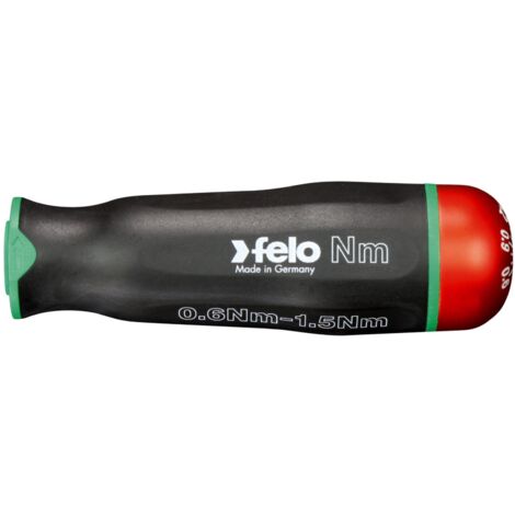 Mango destornillador dinamométrico Nm 0,6 - 1,5 Nm Felo 10000106