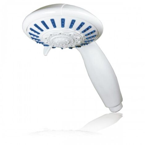 MANGO DUCHA D.107MM PENTIUM 5 FUNCIONES BLANCO - BRINOX