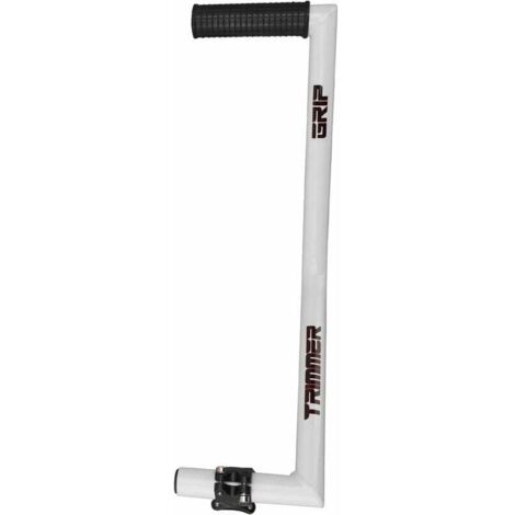 Mango ergonómico para cortacésped, extensión de mango con clip de soporte, mango de aluminio para cortacésped, para el cuidado del césped.