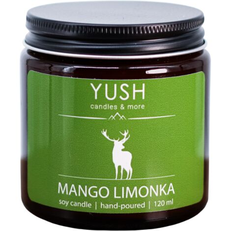 Mango Lima - Vela de soja perfumada con mango y lima de YUSH - 120 ml