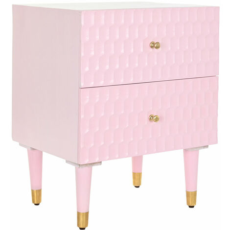 Mango Metal Mango Metal Night Tabelle 52x42x65 Blue Pink Mango Metal Material Mehrfarbige Farbfamilien Nachttische, Köpfe und Nockendetails