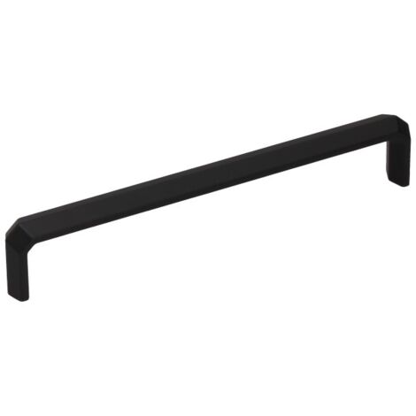 Mango UU56, tacto suave, negro, 160 mm