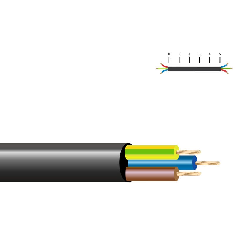 

Manguera acrilica 3x1mm negra euro/mts - EDM