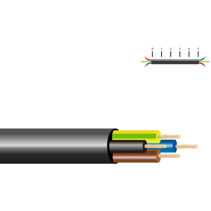 

Manguera acrilica 4x2,5mm negra euro/mts - EDM