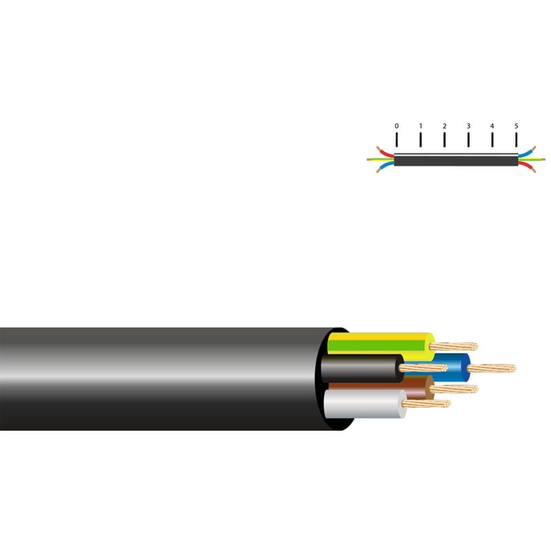 

Manguera acrilica 5x2,5mm negra euro/mts - EDM