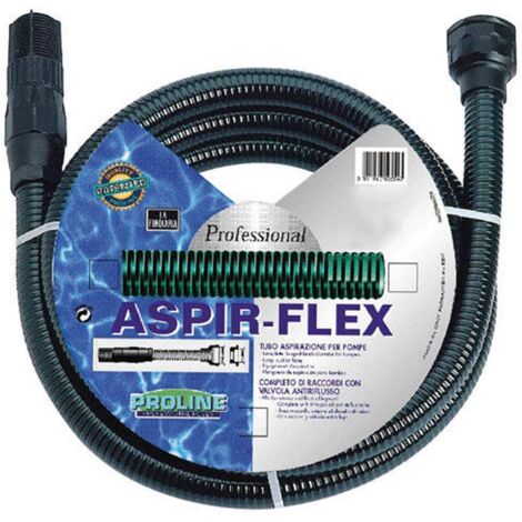 Manguera Aspirar Aspir Flex Rollo 4 Metros Con Conectores