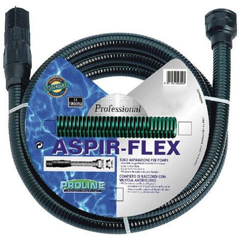 Manguera Aspirar Aspir Flex Rollo 4 Metros Con Conectores