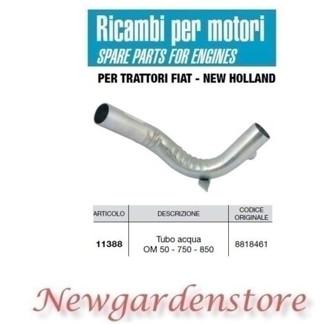 Manguera de agua 11388 tractor FIAT NEW HOLLAND OM 50 750 850 compatible 8818461