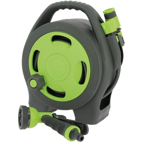 Manguera de agua de 10m con carrete compacto OPTIMA