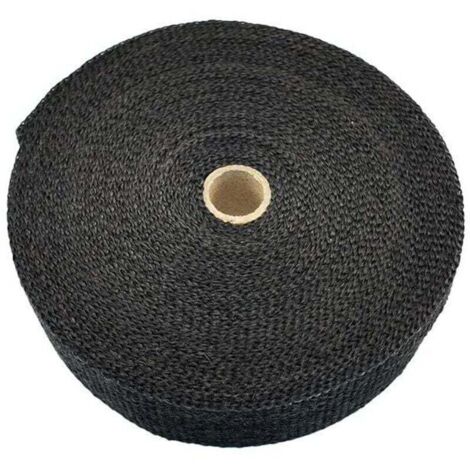 Manguera de aislamiento térmico negra de 5 m, cinta de tela para escape XU para coche y motocicleta. Producto de calidad superior, duradero y fiable, materiales seleccionados - KZQ
