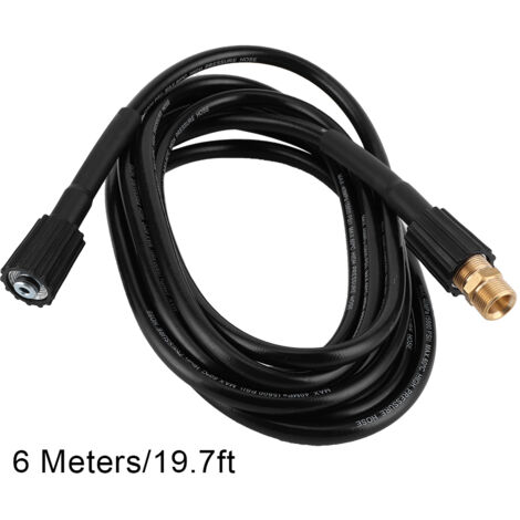 Manguera de alta presión de 5800 PSI para hidrolavadora Karcher, grifo de lavadora, conexión de 22 mm, 6 m/19,7 pies