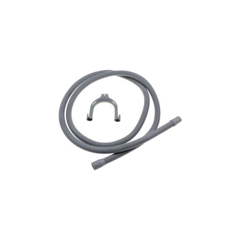 Manguera de desagüe universal 2,5m recta/recta diam 19 22 y 32 mm para lavadora, lavavajillas, lavadora, universal