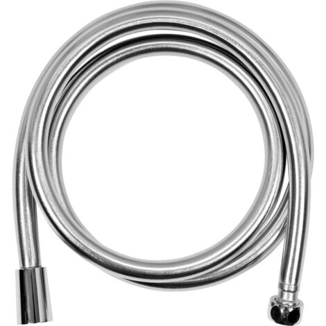 MANGUERA DE DUCHA 1.5M PVC EXTRA PLATA 75654 ONDULADA