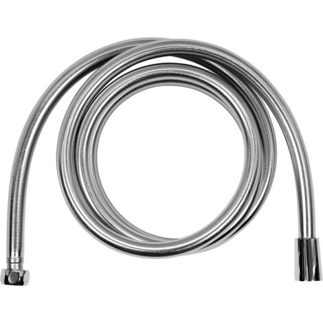 MANGUERA DE DUCHA 2.0M PVC EXTRA PLATA 75655 ONDULADA