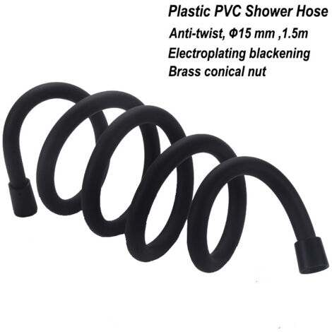 Manguera de ducha de 1,5 M x 15 MM, manguera de ducha de PVC a prueba de explosiones, manguera de baño