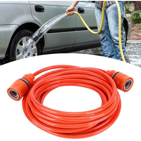 Manguera de jardín de plástico flexible de 6 m de largo, resistente a las heladas, para jardín y limpieza, con acoplamiento rápido, plegable, a prueba de explosiones y resistente a alta presión.