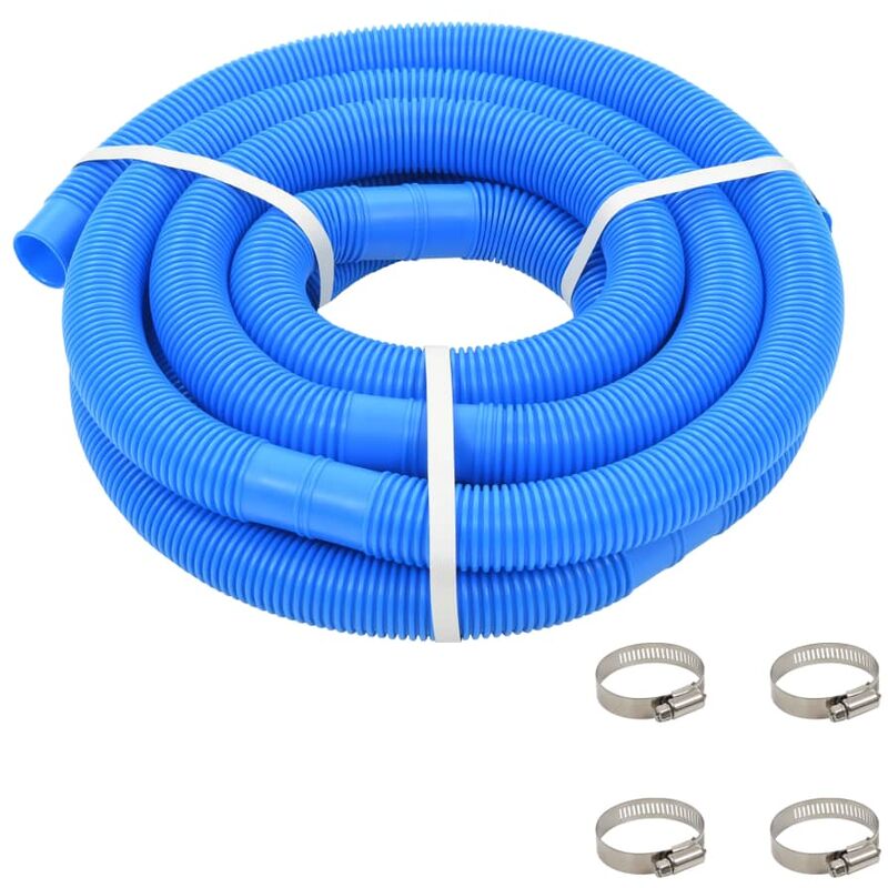 

Manguera de piscina con abrazaderas azul 38 mm 6 m
