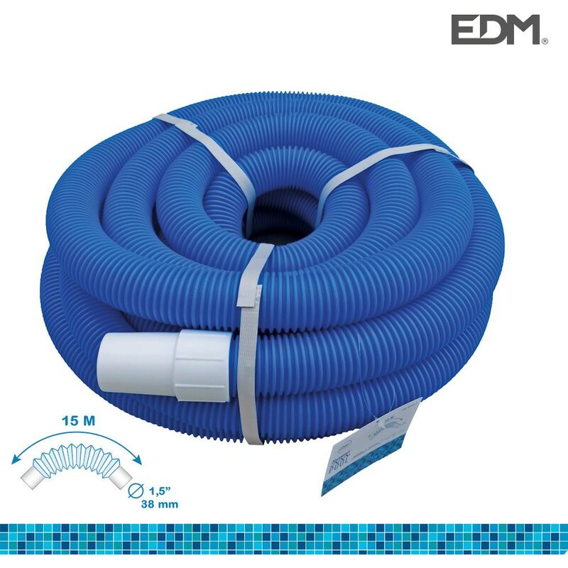 

EDM - Manguera autoflotante 15mts piscina premium - Azul