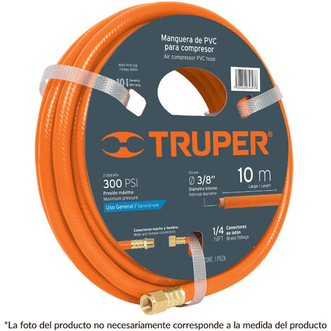 Manguera de PVC baja presión - 5 m - 3/8"