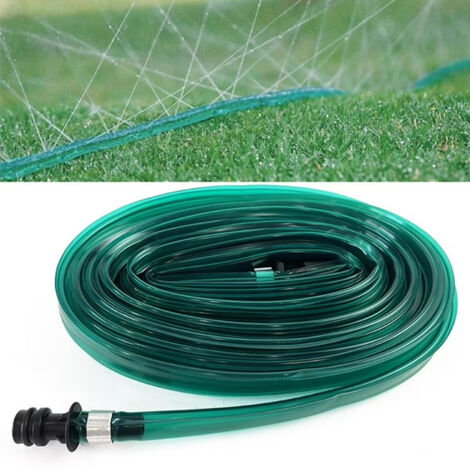 Manguera de PVC de 15 m, ahorro de agua y alta eficiencia, refrigeración de jardines Riego
